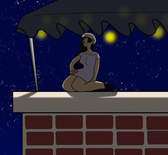 Nighttime Rooftop